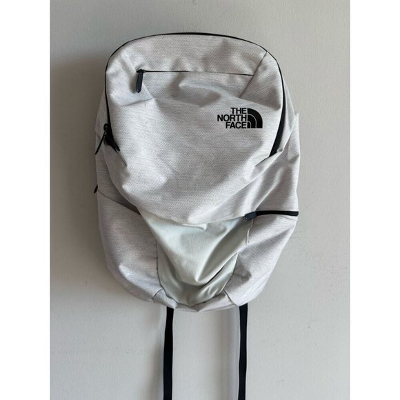The North Face Aurora Backpack Womens Bag White Metallic Black Laptop Holder 22L - Picture 3 of 13